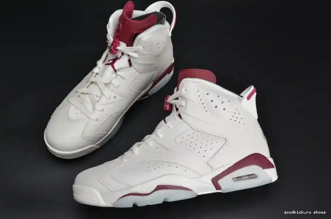 Jordan 384664-116 white Air 6 Maroon Retro 0529